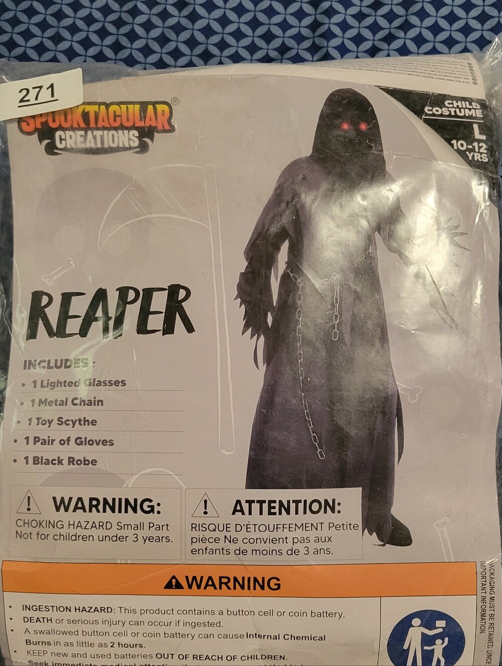 Kids Grim Reaper Costume with Accessories